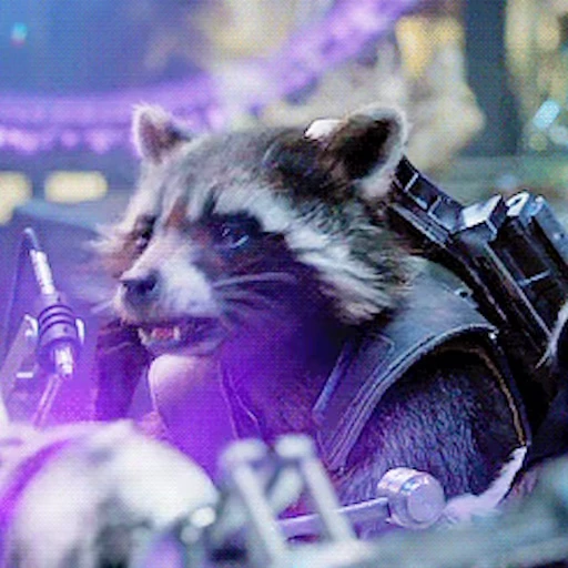 ☹️ Стикер «Rocket Raccoon» для Telegram