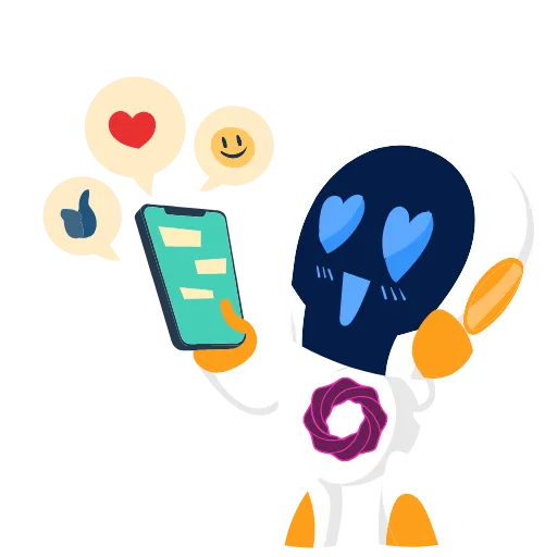 Стикерпак Radar robot stickers для Telegram