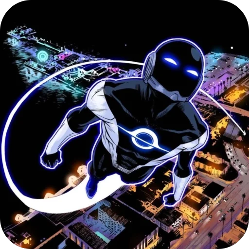 🌌 Стикер «Radiant Black» для Telegram
