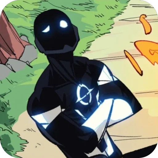 🤨 Стикер «Radiant Black» для Telegram