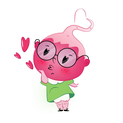 😘 Стикер «Radish Mila» для Telegram