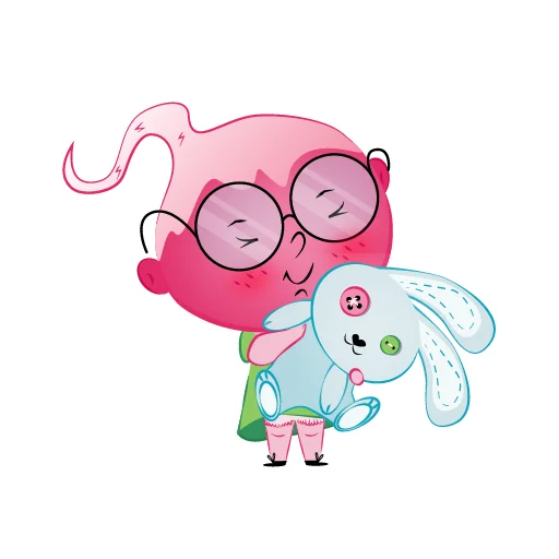😊 Стикер «Radish Mila» для Telegram