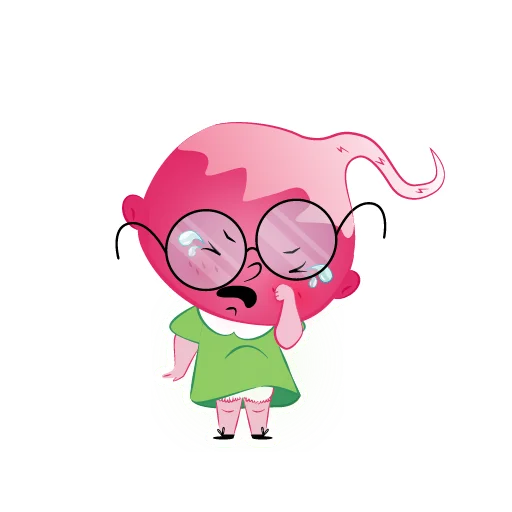 😭 Стикер «Radish Mila» для Telegram