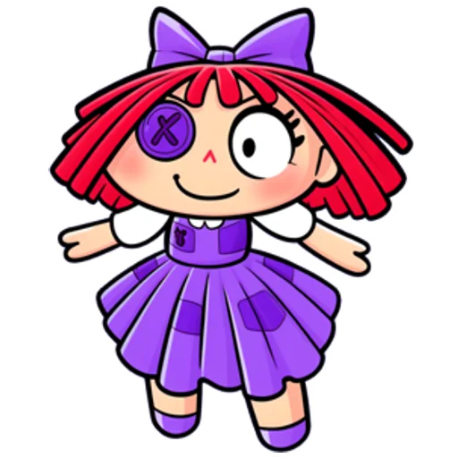 🙂 Стикер «Ragatha Amazing Digital Circus» для Telegram