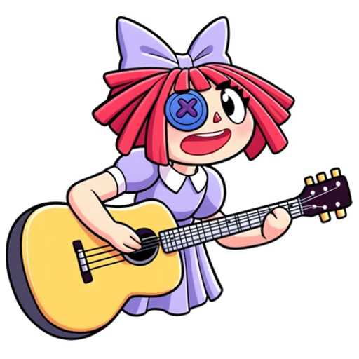 🎸 Стикер «Ragatha Amazing Digital Circus» для Telegram