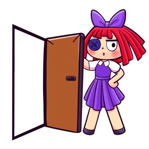🚪 Стикер «Ragatha Amazing Digital Circus» для Telegram