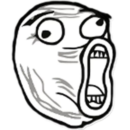 😂 Стикер «Rage Comics» для Telegram