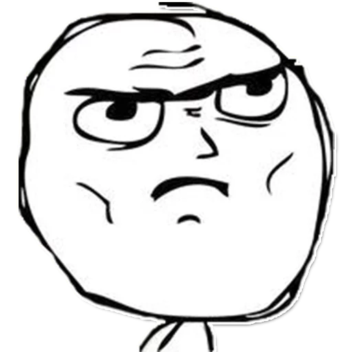 😠 Стикер «Rage Comics» для Telegram
