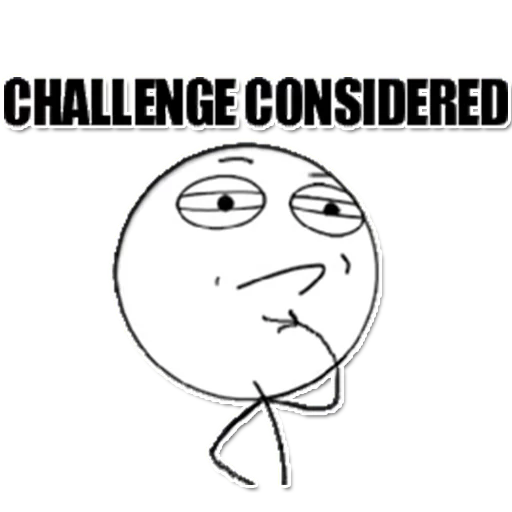 🤔 Стикер «Rage Comics» для Telegram