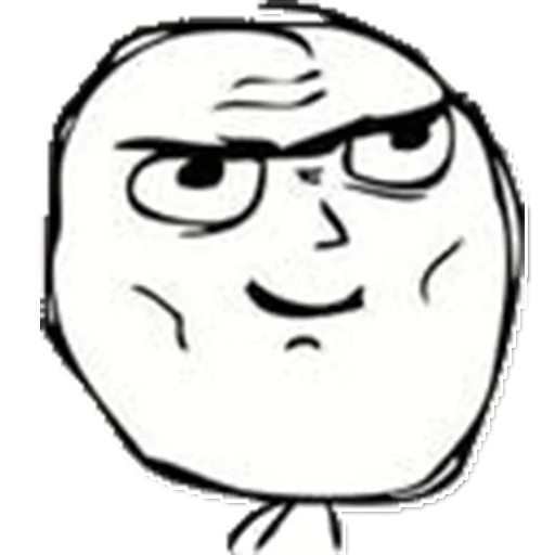 🙃 Стикер «Rage Comics» для Telegram