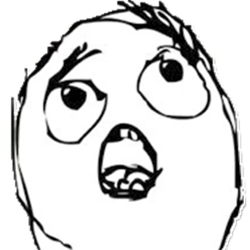 😮 Стикер «Rage Comics» для Telegram
