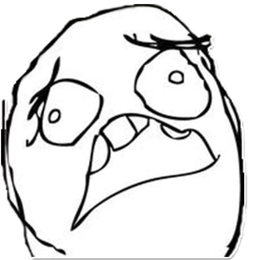 😩 Стикер «Rage Comics» для Telegram