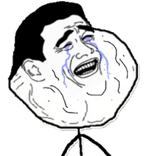😢 Стикер «Rage Comics» для Telegram
