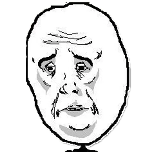 😞 Стикер «Rage Comics» для Telegram