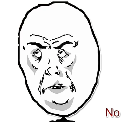 ☹️ Стикер «Rage Comics» для Telegram