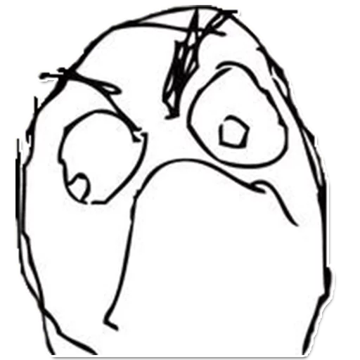 😕 Стикер «Rage Comics» для Telegram