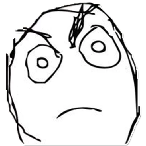 😕 Стикер «Rage Comics» для Telegram