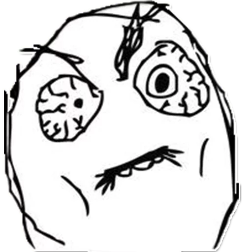 😠 Стикер «Rage Comics» для Telegram