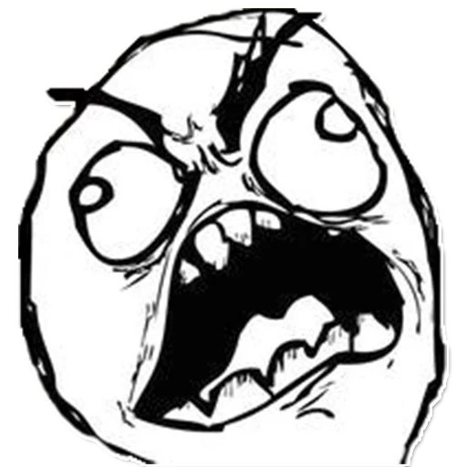 😠 Стикер «Rage Comics» для Telegram