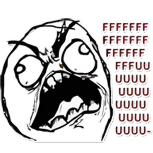 😠 Стикер «Rage Comics» для Telegram