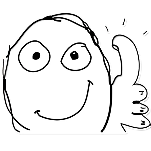 👍 Стикер «Rage Comics» для Telegram