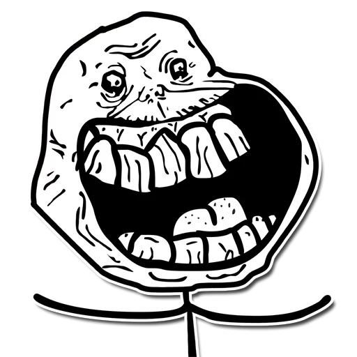 😃 Стикер «Rage Comics» для Telegram