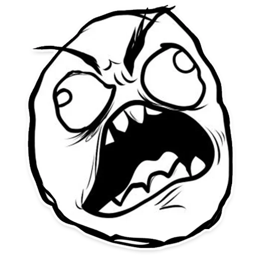 😃 Стикер «Rage Faces» для Telegram