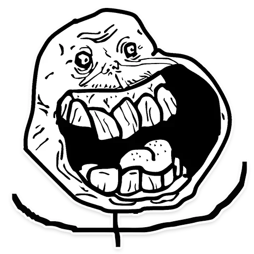 😜 Стикер «Rage Faces» для Telegram