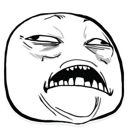 😜 Стикер «Rage Faces» для Telegram