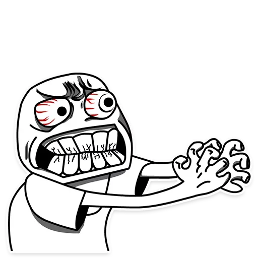 😨 Стикер «Rage Faces» для Telegram