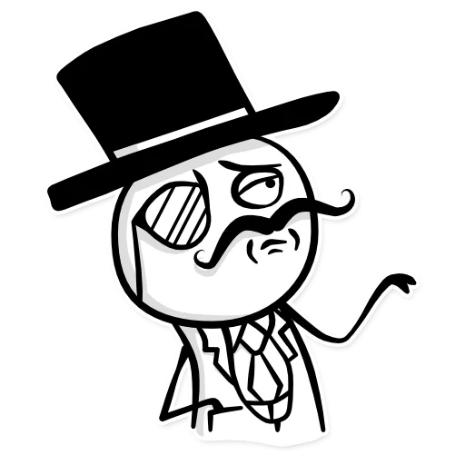 🎩 Стикер «RAGEfaces» для Telegram