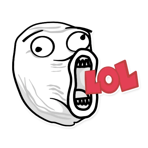 😂 Стикер «RAGEfaces» для Telegram