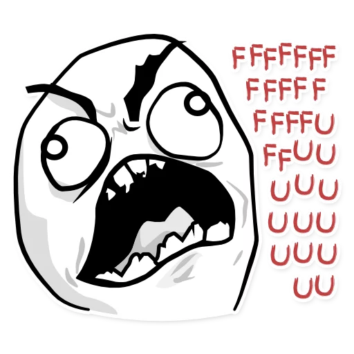 😩 Стикер «RAGEfaces» для Telegram