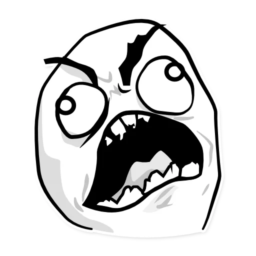 😡 Стикер «RAGEfaces» для Telegram