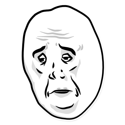 😔 Стикер «RAGEfaces» для Telegram