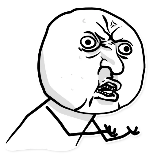 😓 Стикер «RAGEfaces» для Telegram