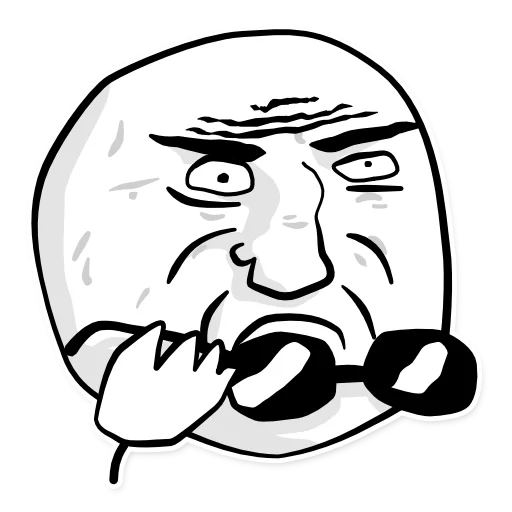 😳 Стикер «RAGEfaces» для Telegram
