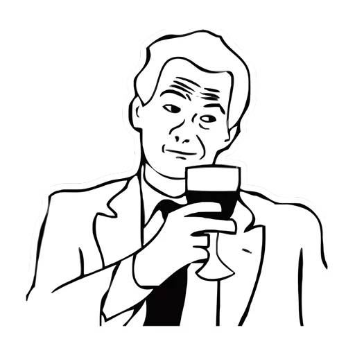 🍷 Стикер «Meme Sticker Pack» для Telegram