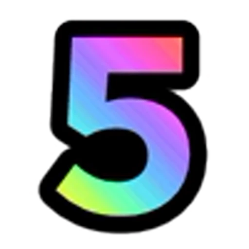 5️⃣ Эмодзи «Rainbow 2» для Telegram