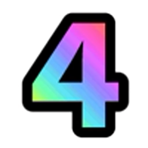 4️⃣ Эмодзи «Rainbow 2» для Telegram