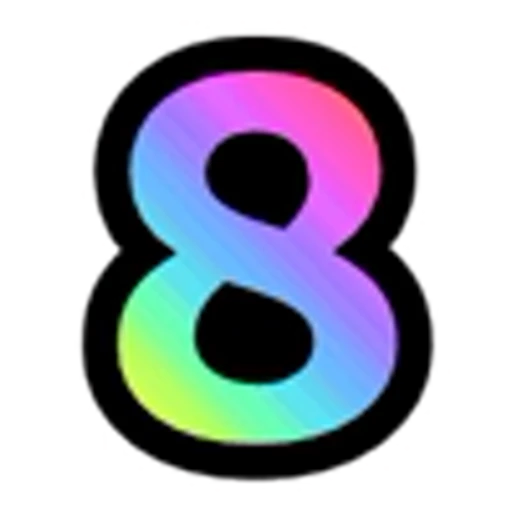 8️⃣ Эмодзи «Rainbow 2» для Telegram