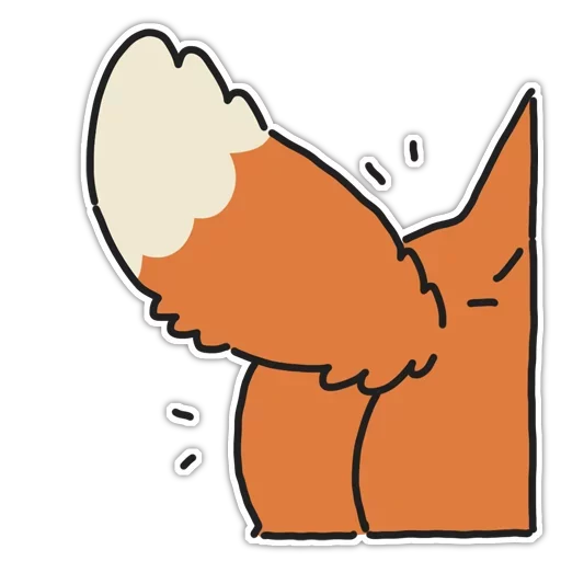 🦊 Стикер «Rainbow Fox» для Telegram