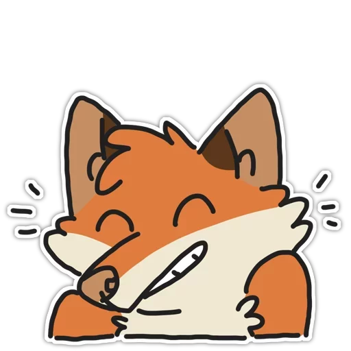 🦊 Стикер «Rainbow Fox» для Telegram