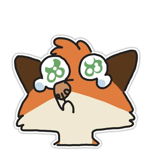 🦊 Стикер «Rainbow Fox» для Telegram