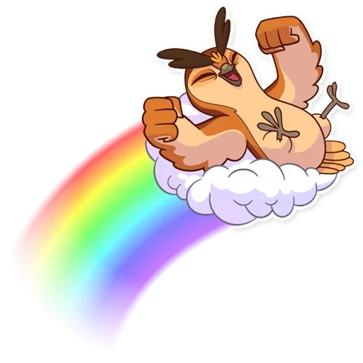 🌈 Стикер «Rainbow Emotions» для Telegram