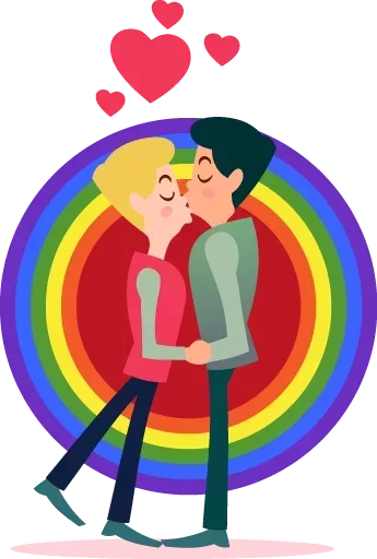 🌈 Стикер «Rainbow Emotions» для Telegram