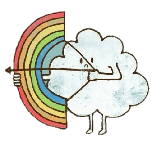 🌈 Стикер «Rainbow Emotions» для Telegram