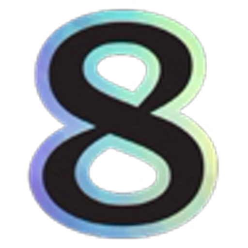 8️⃣ Эмодзи «Rainbow Light» для Telegram
