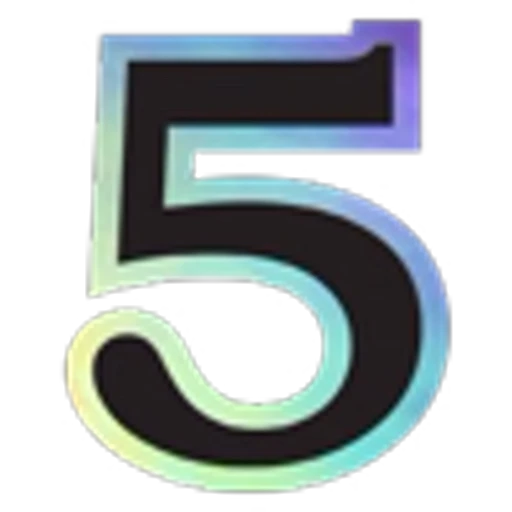 5️⃣ Эмодзи «Rainbow Light» для Telegram