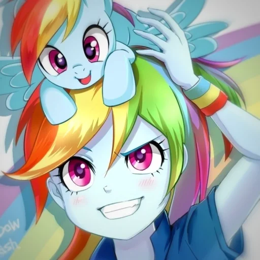🌈 Стикер «Rainbow Dash» для Telegram